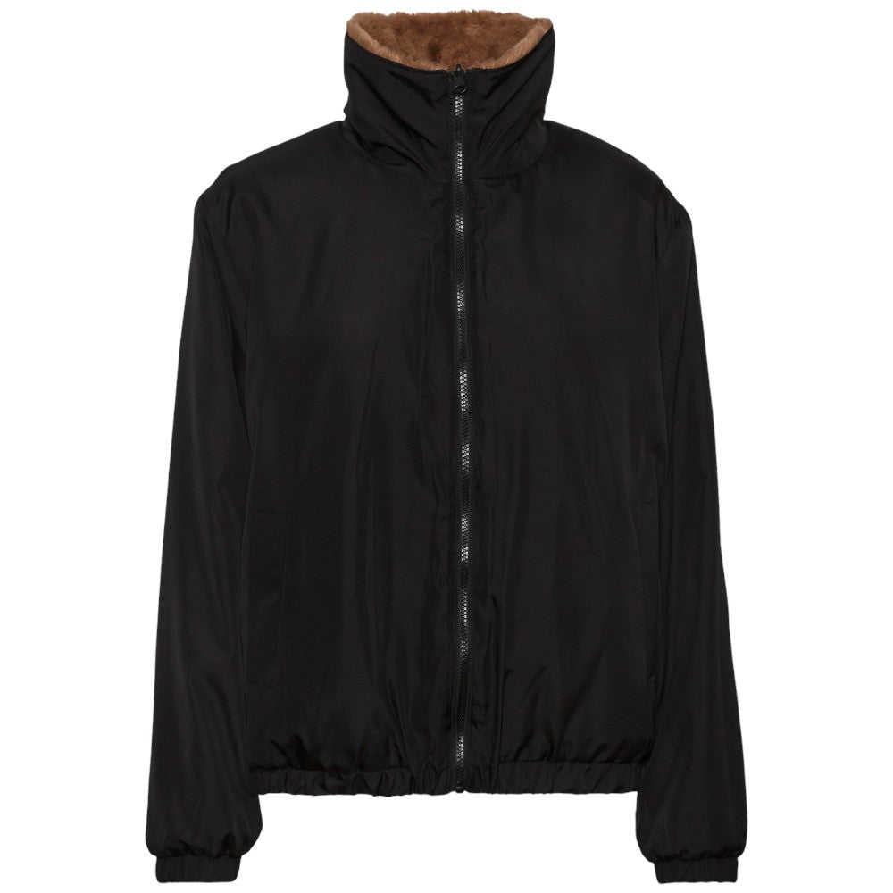 Vero Moda giacca pelliccia eco reversibile marrone nero 10292579 Giubbini Vero Moda