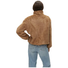 Vero Moda giacca pelliccia eco reversibile marrone nero 10292579 Giubbini Vero Moda