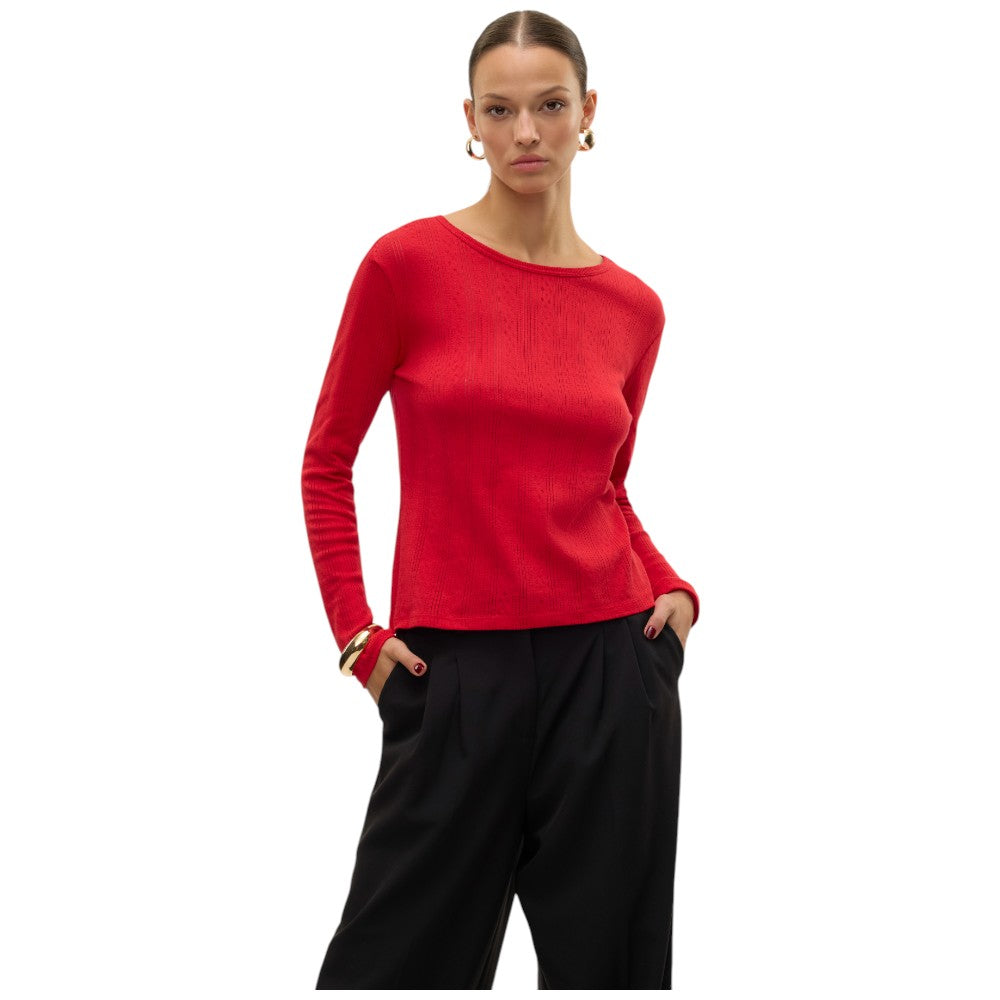Vero Moda maglioncino rosso Lisa 10316915 T-shirt Vero Moda