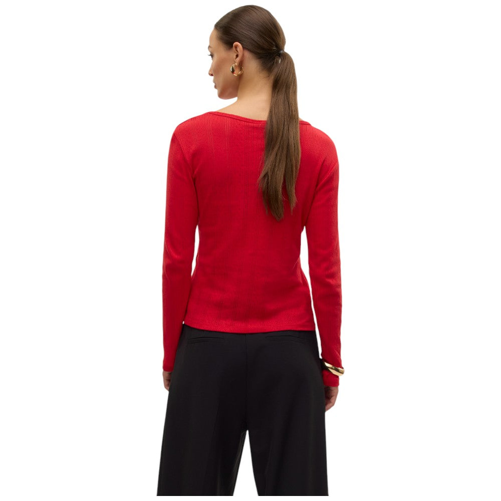 Vero Moda maglioncino rosso Lisa 10316915 T-shirt Vero Moda