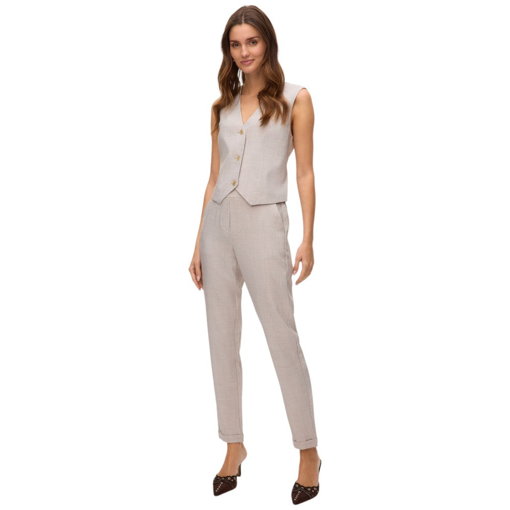 Vero Moda pantalone grigio tapered Cassidy 10322322 Pantaloni Vero Moda