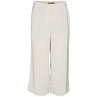 Vero Moda pantaloni coulotte beige Coco 10289453 Pantaloni Vero Moda