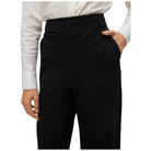 Vero Moda pantaloni neri wide pant Liva 10294485 Pantaloni Vero Moda