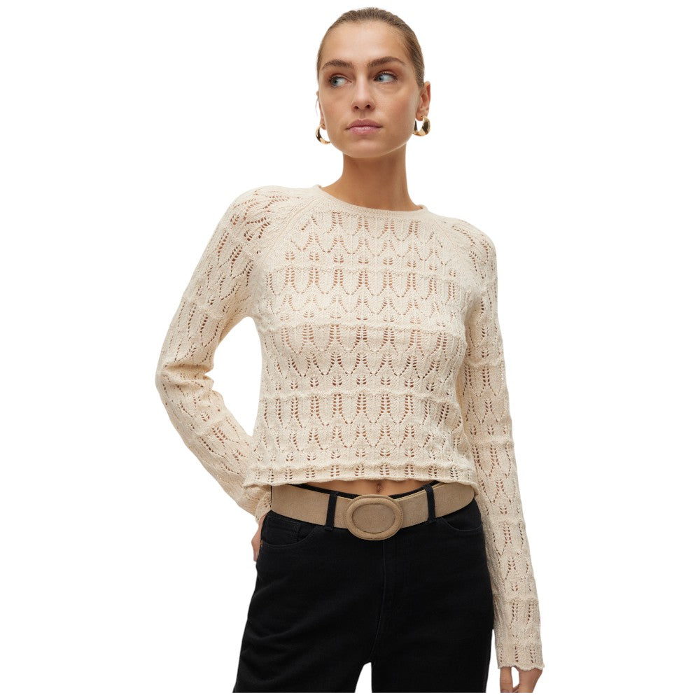 Vero Moda pullover beige New Fabienne 10306632 Maglieria Vero Moda