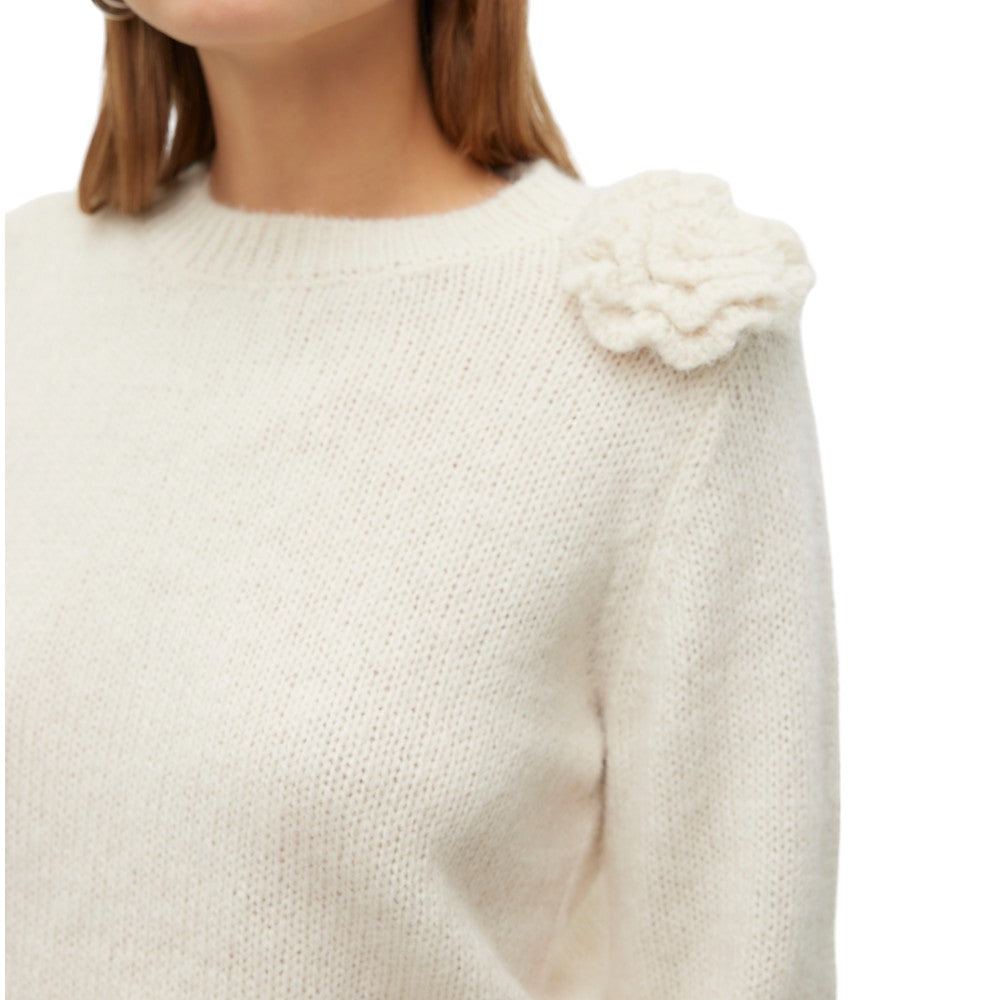 Vero Moda pullover bianco Adia 10314235 Maglieria Vero Moda