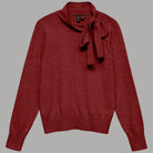 Vero Moda pullover collo annodato NINA 10343626 Bordeaux - Prodotti di Classe
