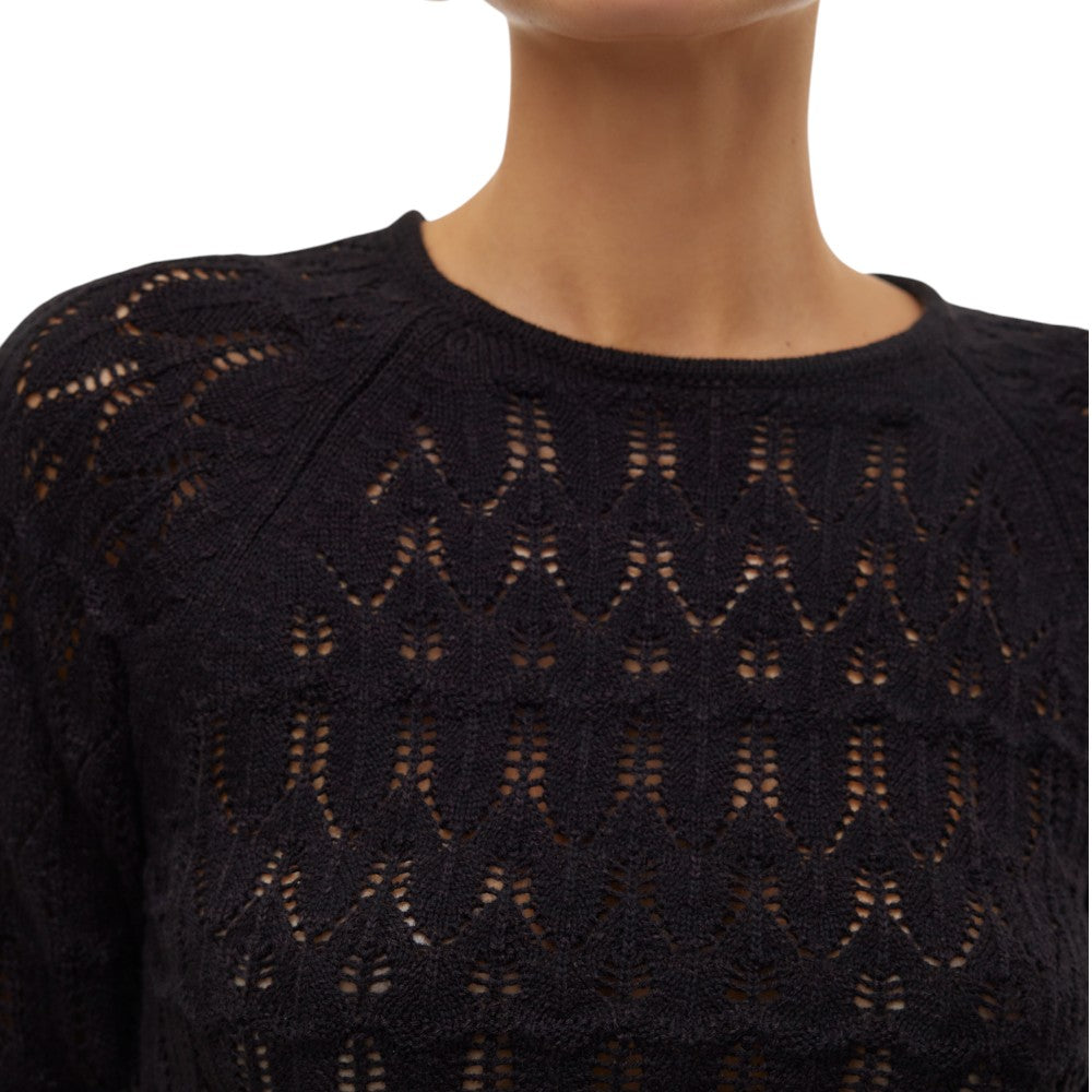 Vero Moda pullover nero New Fabienne 10306632 Maglieria Vero Moda