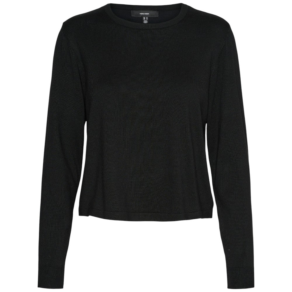 Vero Moda pullover nero leggero Silje 10320454 Maglieria Vero Moda