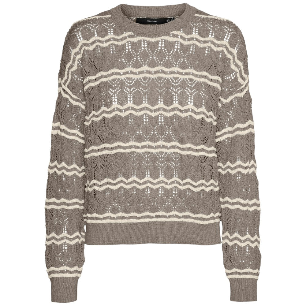 Vero Moda pullover tortora Bella 10321528 Maglieria Vero Moda