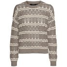 Vero Moda pullover tortora Bella 10321528 Maglieria Vero Moda