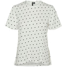 Vero Moda t-shirt bianca a pois art. Kaia 10322565 T-shirt Vero Moda