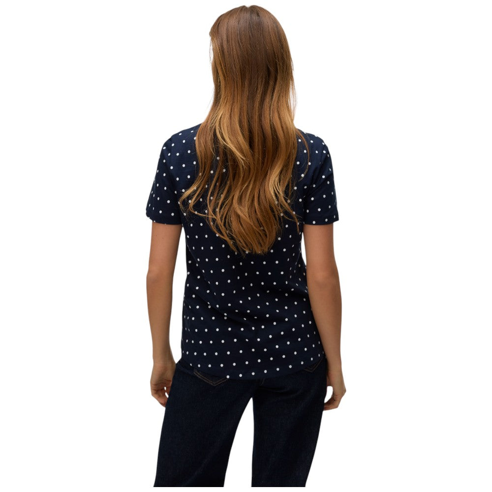 Vero Moda t-shirt blu a pois art. Kaia 10322565 T-shirt Vero Moda