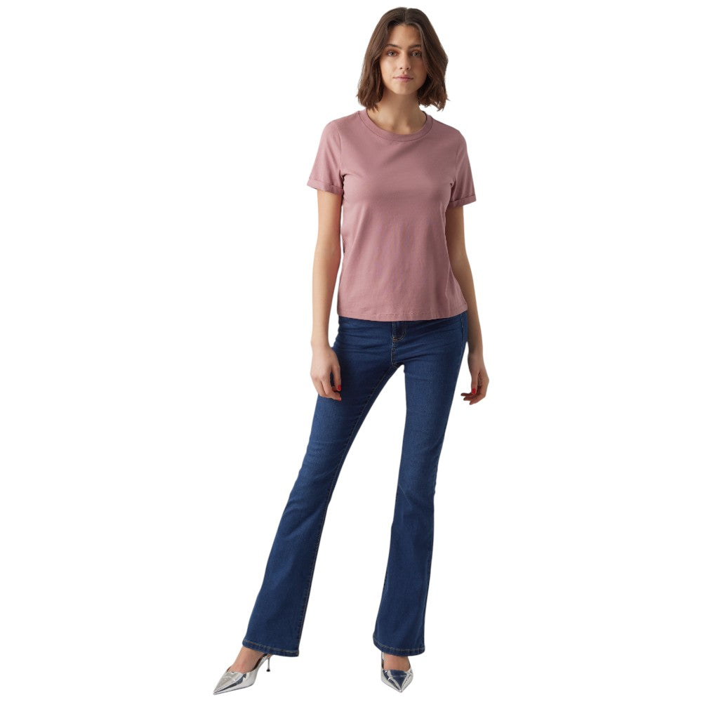 Vero Moda t-shirt rosa antico Paula 10243889 T-shirt Vero Moda