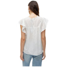 Vero Moda top bianco in pizzo Trine 10301205 T-shirt Vero Moda