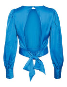 Vero Moda top cropped azzurro Natalia Camicie Vero Moda