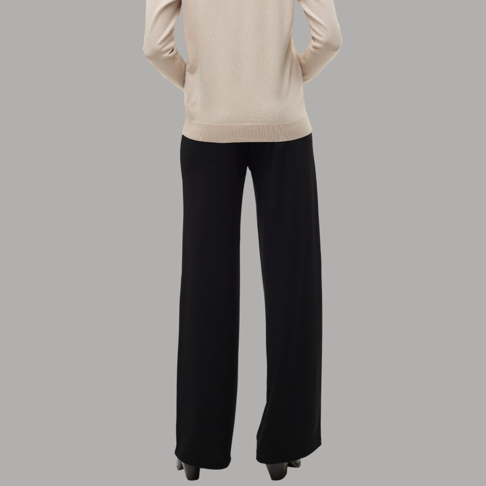 Vero moda pantalone wide leg nero Berlin Zamira 10318454 - Prodotti di Classe