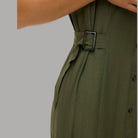 Vestito Camicia Lungo Smanicato Vero Moda con Tasche e Cintura - Prodotti di Classe
