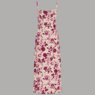 Vestito Guess Midi in Raso Floreale AKILINA Sleeveless Elegante - Prodotti di Classe