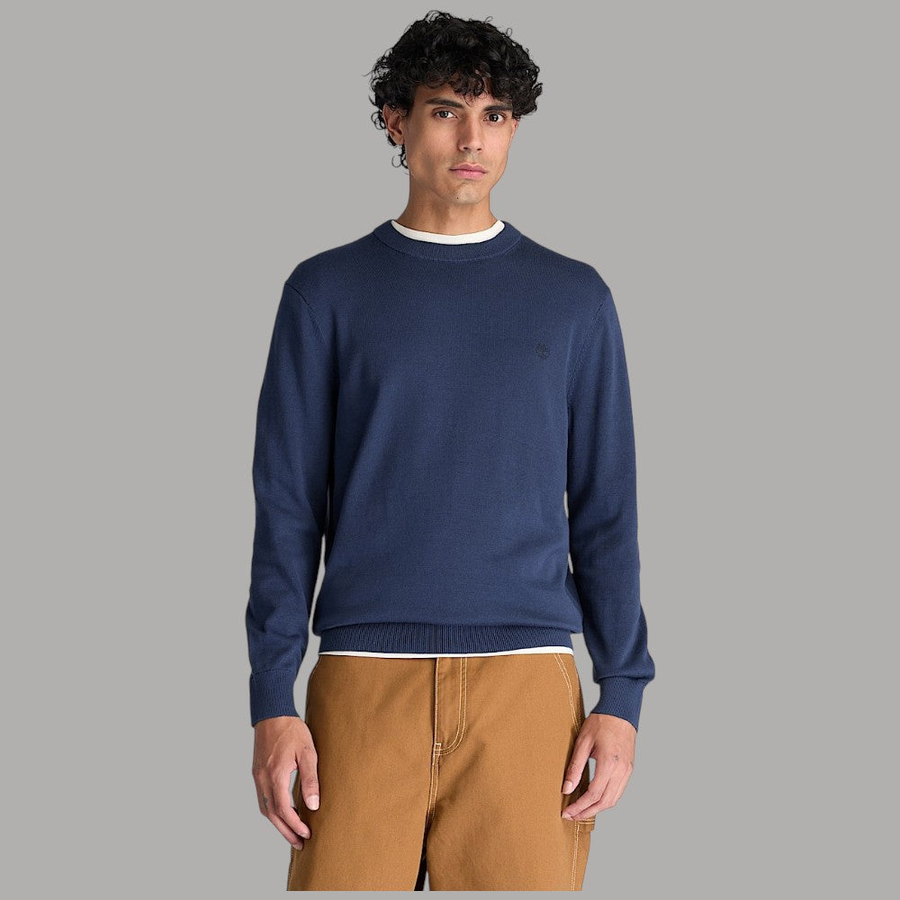 Maglione Timberland Williams River girocollo in cotone biologico