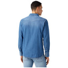 Wrangler camicia jeans 27MW ICON MID STONE Camicie Wrangler