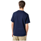 Wrangler t-shirt blu logo grande stampato 112350524 T-shirt Wrangler