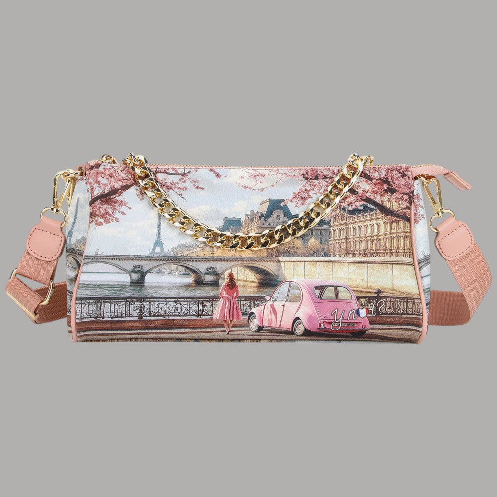 YNot borsa boston doppia portabilità stampa città YES719S6 - Prodotti di Classe