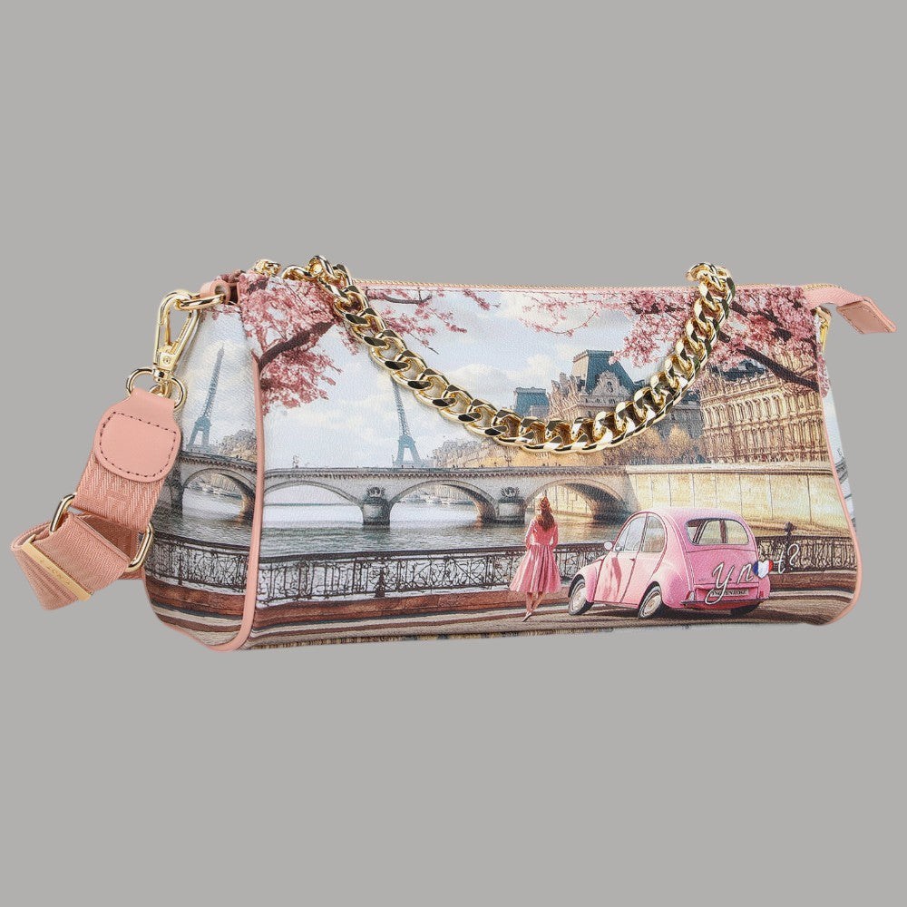 YNot borsa boston doppia portabilità stampa città YES719S6 - Prodotti di Classe