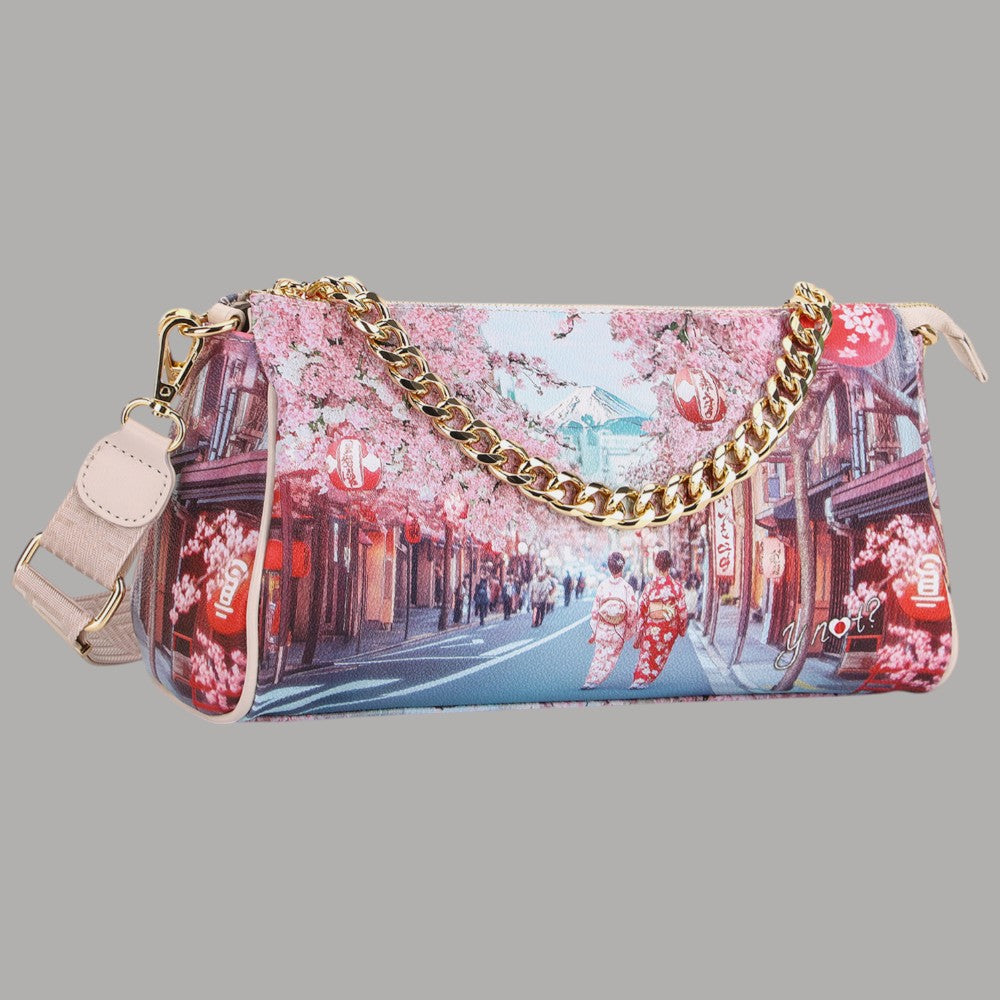 YNot borsa boston doppia portabilità stampa città YES719S6 - Prodotti di Classe