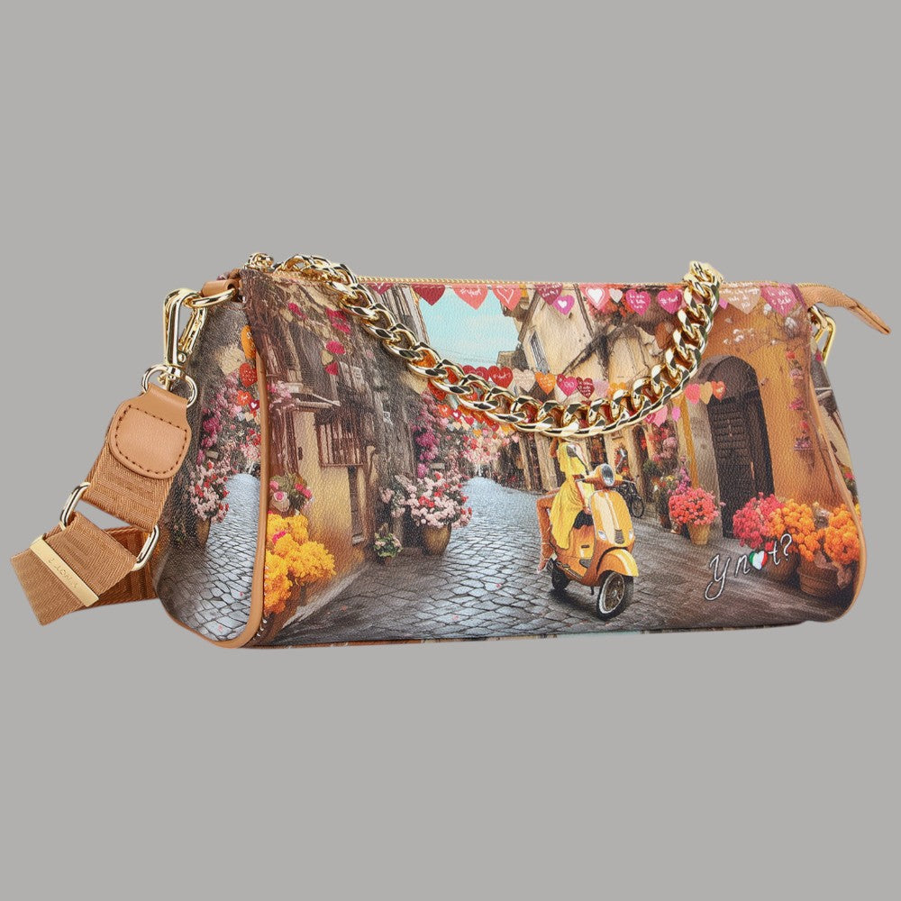 YNot borsa boston doppia portabilità stampa città YES719S6 - Prodotti di Classe