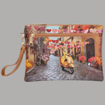YNot pochette con polsiera stampa città YES343S6 - Prodotti di Classe