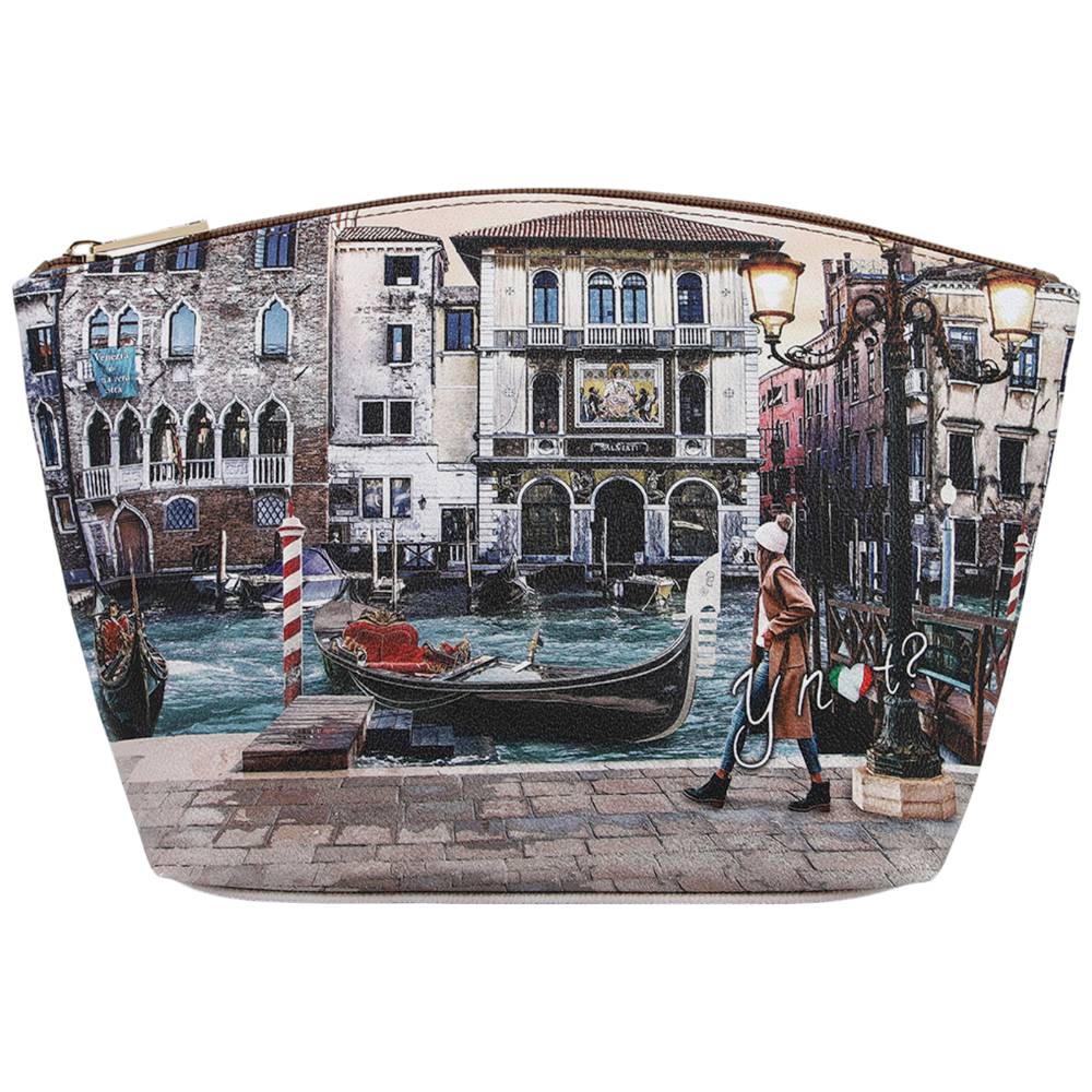 YNot beauty medio BLUE LAGOON linea YESBAG YES309F6 Pochette YNot