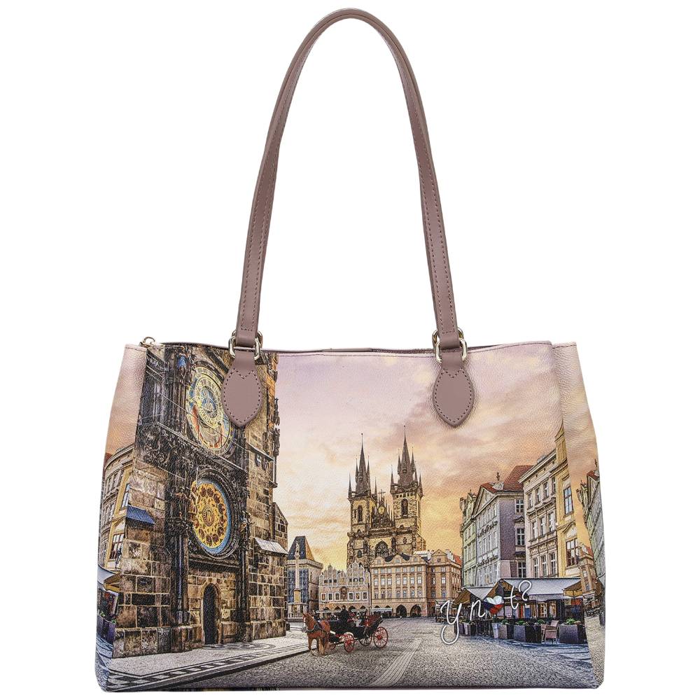 YNot borsa a spalla ASTRO CLOCK linea YESBAG YES594F6 Borse YNot