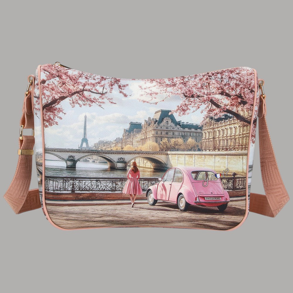 YNot borsa a spalla shoulder bag stampa città YES370S6 - Prodotti di Classe