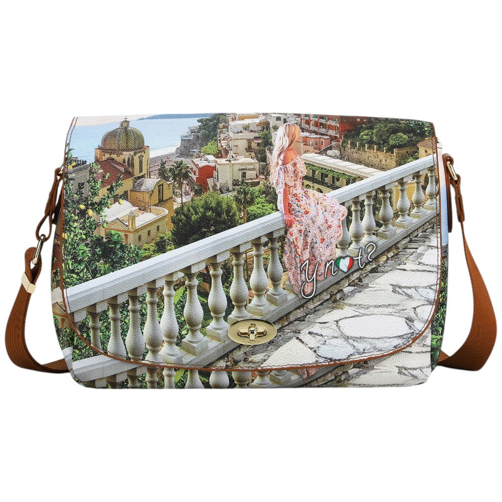 YNot borsa a tracolla flap bag stampa Drimming Coast YES631S5 Borse YNot