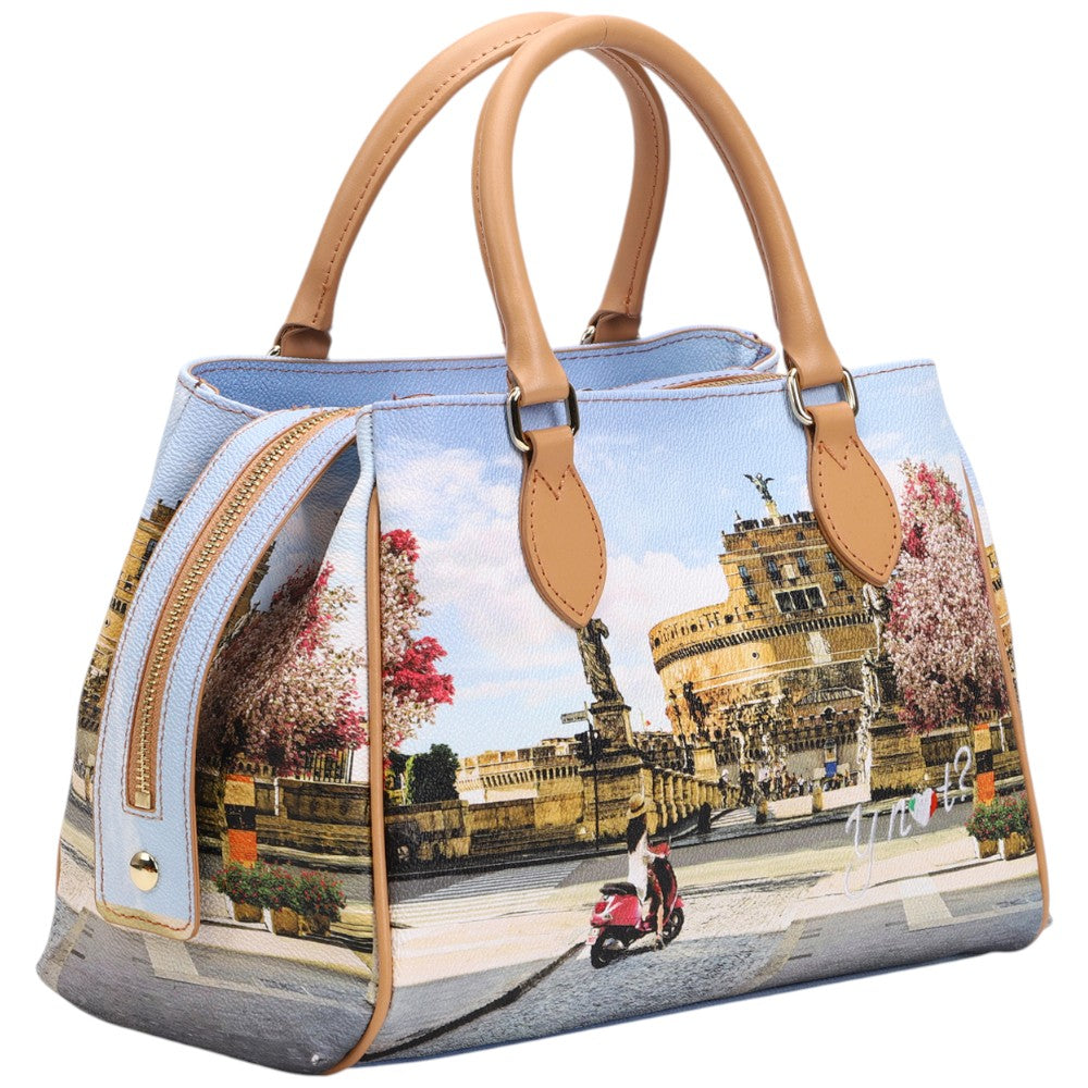 YNot borsa boston stampa Roman Holidays YES649S4 Borse YNot