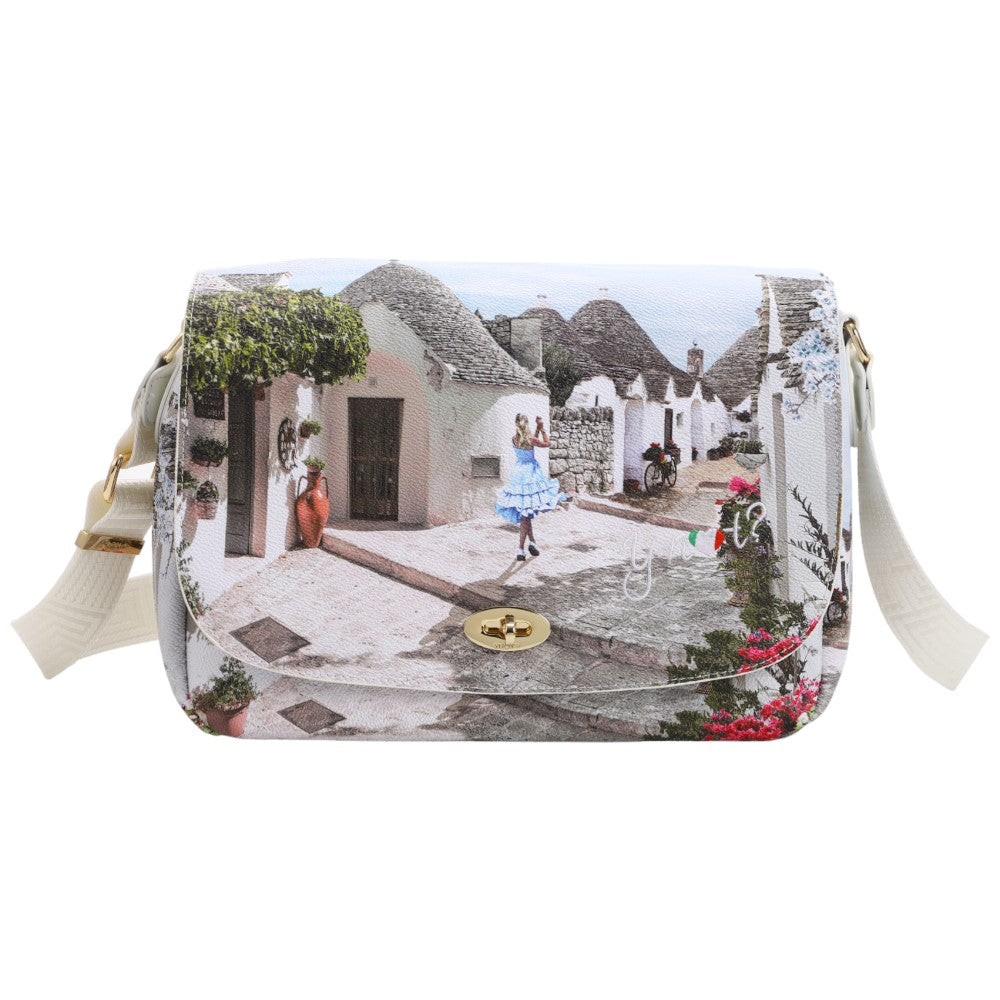 YNot borsa flap bag stampa Alice in Trulli YES631S4 Borse YNot