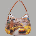YNot borsa hobo doppia tracolla stampa città YES629S6 - Prodotti di Classe