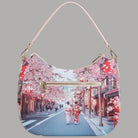 YNot borsa hobo doppia tracolla stampa città YES629S6 - Prodotti di Classe