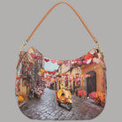 YNot borsa hobo doppia tracolla stampa città YES629S6 - Prodotti di Classe
