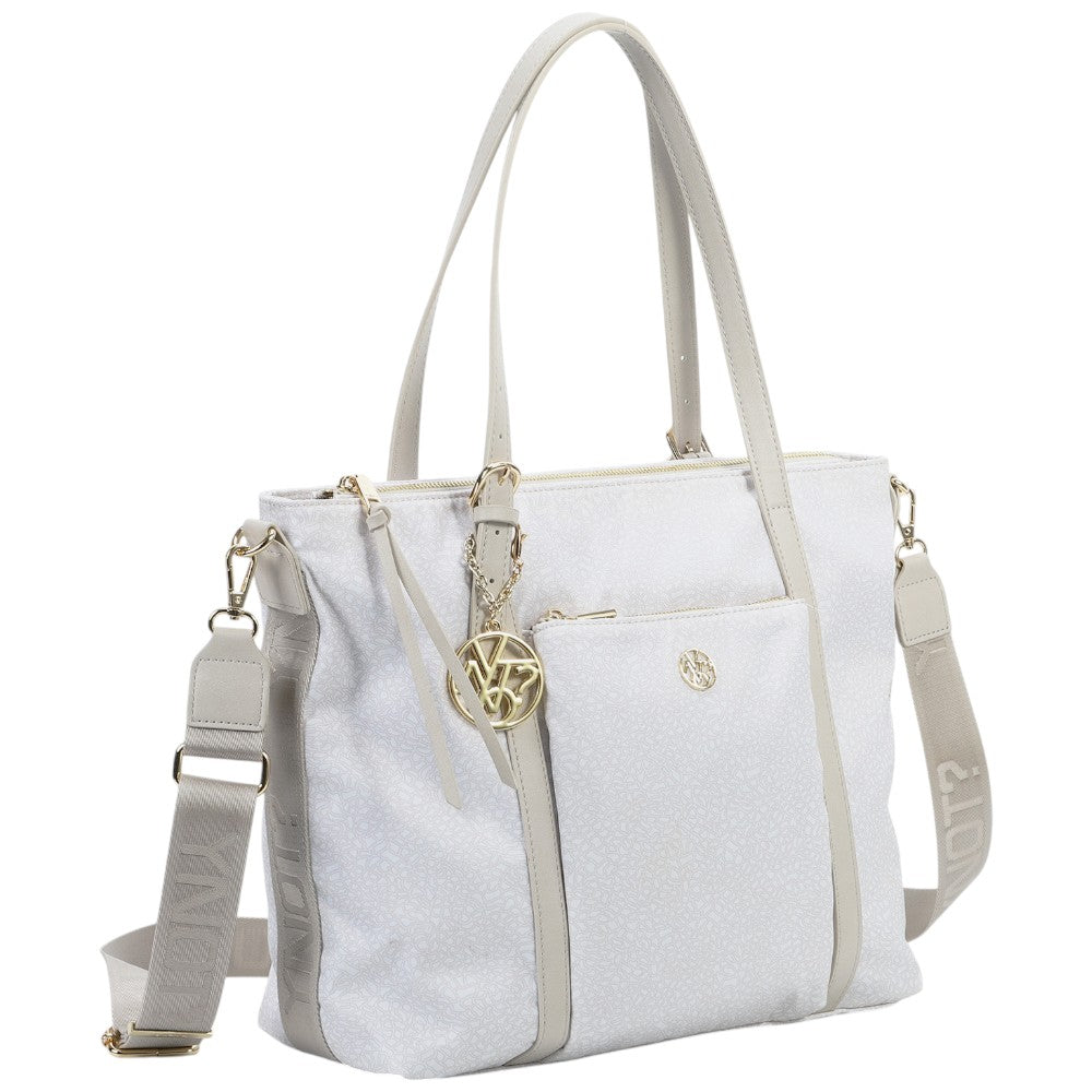 YNot borsa shopping bianca linea Cloud CLO013F5 Borse YNot