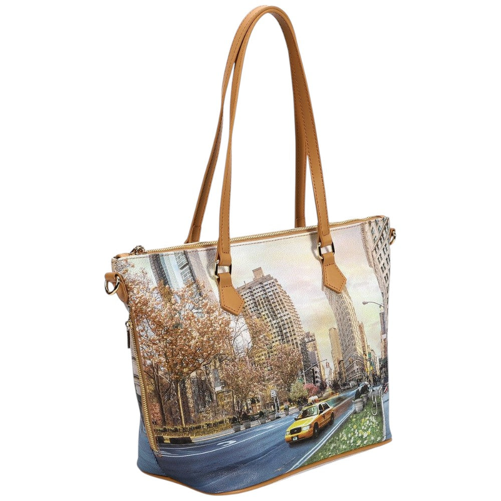 YNot borsa shopping media New York Flat Iron YES396S4 Borse YNot