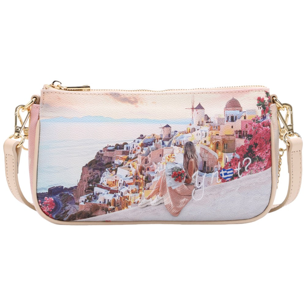 YNot borsa shoulder bag stampa Greecia Sunset YES623S4 Borse YNot