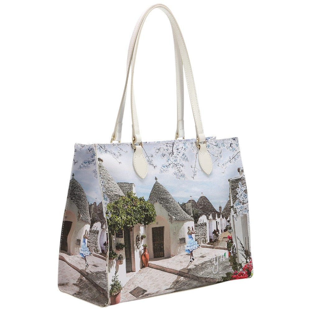 YNot borsa square shopping bag Alice in Trulli YES602S4 Borse YNot
