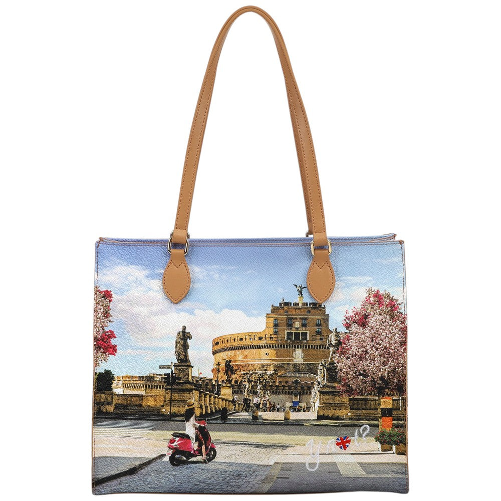 YNot borsa square shopping bag Roman Holidays YES602S4 Borse YNot
