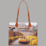 YNot borsa shopping square bag stampa città YES602S6 - Prodotti di Classe