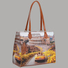 YNot borsa shopping square bag stampa città YES602S6 - Prodotti di Classe