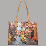 YNot borsa shopping square bag stampa città YES602S6 - Prodotti di Classe