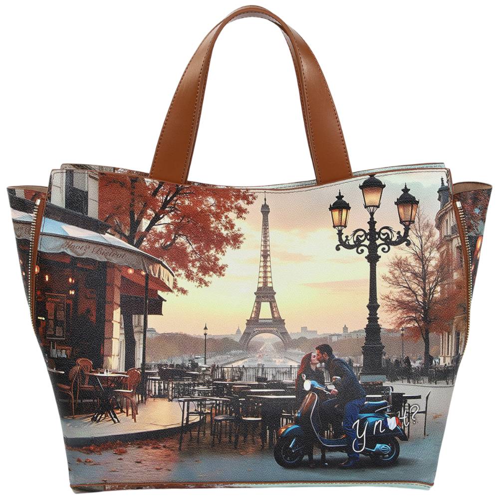 YNot borsa tote KISSES FROM PARIS YES709F6 Borse YNot