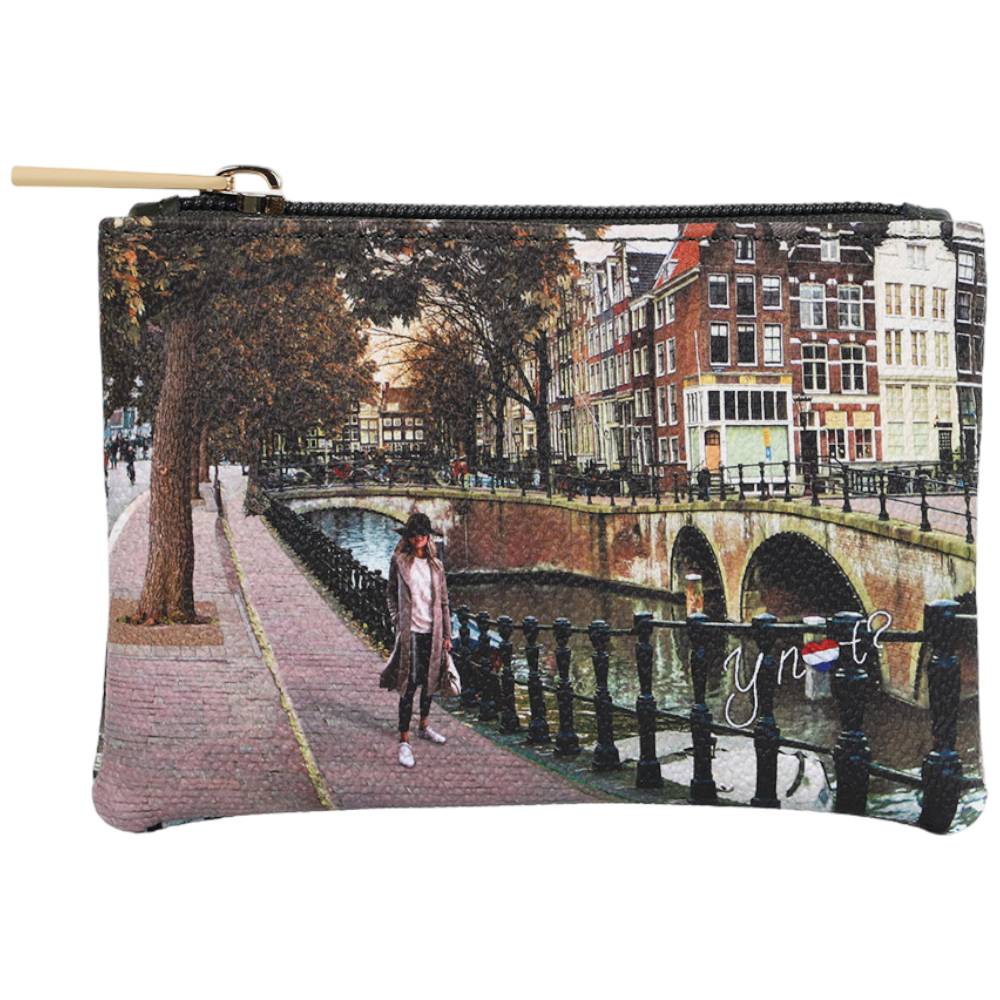 YNot pocket piccola con zip AMSTERDAM BRIDGE YES340F6 Pochette YNot