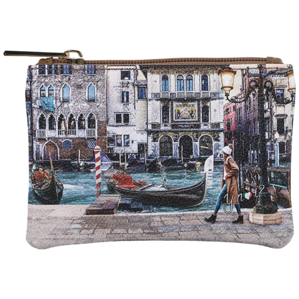 YNot pocket piccola con zip BLUE LAGOON YES340F6 Pochette YNot